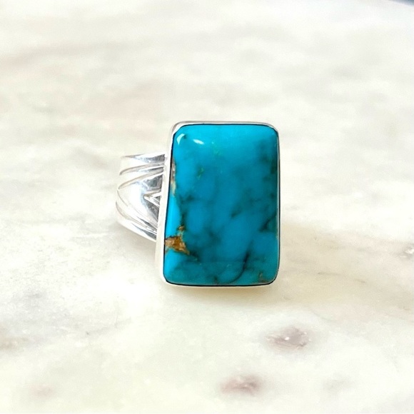 Jay King Jewelry - Jay King Azure Peaks Turquoise Sterling Silver Wide Band Ring